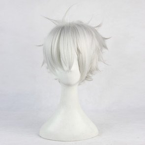 White 35cm Aoharu x Kikanjuu (Aoharu x Machinegun) Takatora Fujimoto Cosplay Wig