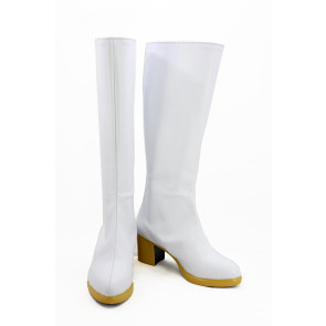 The Idolmaster Cinderella Girls Shibuya Rin White Cosplay Boots