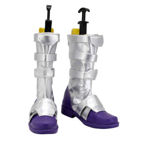 Mighty Morphin Power Rangers Purple Ninja Ranger Cosplay Boots