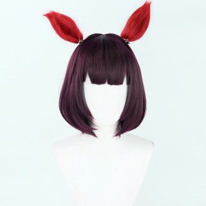 Purple 35cm Uma Musume Pretty Derby Nishino Flower Cosplay Wig