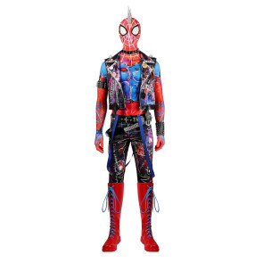 Spider-Man: Across The Spider-Verse Spider-Punk Hobart Brown Cosplay Costume