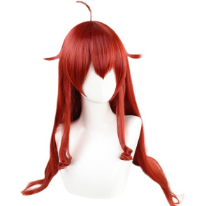 Red 80cm Mushoku Tensei Eris Boreas Greyrat Cosplay Wig