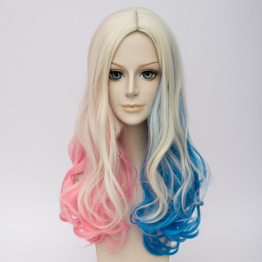 55cm Suicide Squad Harley Quinn Cosplay Wig