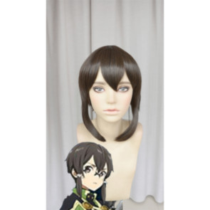Brown 30cm Sword Art Online The Moive: Ordinal Scale Shino Cosplay Wig