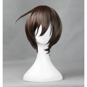 Brown 35cm Shimoneta: A Boring World Where the Concept of Dirty Jokes Doesn't Exist Shimoseka Tanukichi Okuma Cosplay Wig