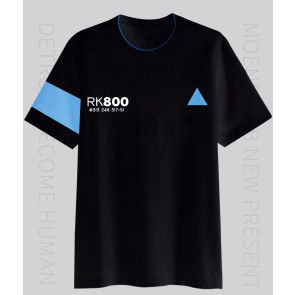 Detroit: Become Human Connor RK800 Agent T-Shirt Cosplay Costume