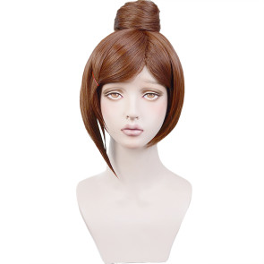 Brown 30cm How Heavy Are the Dumbbells You Lift? Ayaka Uehara Cosplay Wig