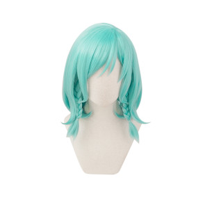 Green 35cm BanG Dream! Roselia Hikawa Sayo Cosplay Wig