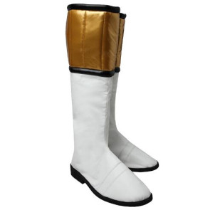 Mighty Morphin Power Rangers White Ranger Tommy Oliver Cosplay Boots