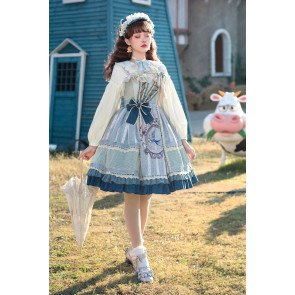 Cute Layered Ruffles Sleeveless Lolita Dress