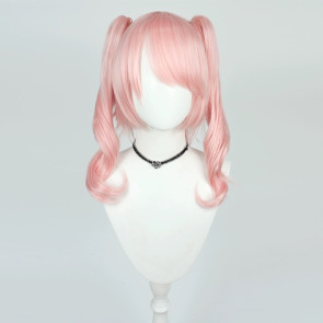 Pink 40cm Project Sekai: Colorful Stage feat. Hatsune Miku 25-ji, Night Code de. Akiyama Mizuki Cosplay Wig