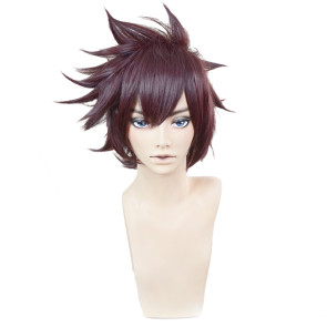 Purple Red 30cm Astra Lost in Space Kanata Hoshijima Cosplay Wig