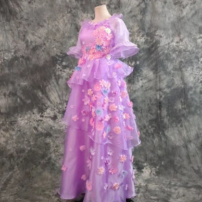 Disney Encanto Encanto Isabela Madrigal Dress Cosplay Costume