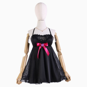 Virtual YouTuber Koinoya Mai  Black Dress Cosplay Costume