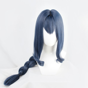 Blue 80cm Arknights Astesia Cosplay Wig