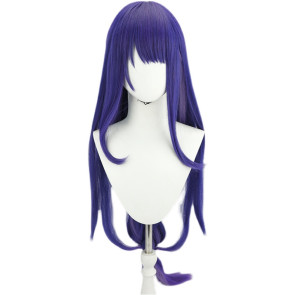 Purple 110cm Genshin Impact Raiden Ei Cosplay Wig