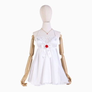 Virtual YouTuber Koinoya Mai White Dress Cosplay Costume