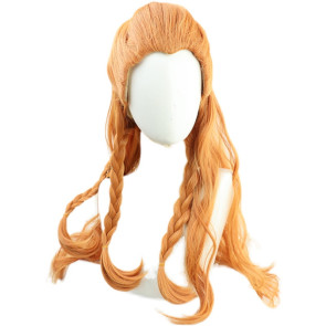 Orange 70cm Genshin Impact Aloy Cosplay Wig
