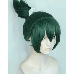 Green 30cm Overwatch Kiriko Cosplay Wig