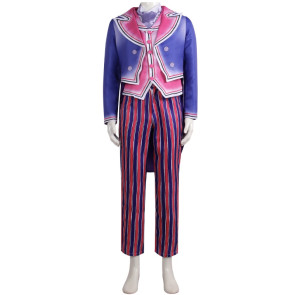 Mary Poppins Returns Jack Purple Suit Cosplay Costume