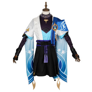 Genshin Impact Scaramouche Wanderer Cosplay Costume Version 2