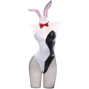 Danganronpa Junko Enoshima Bunny Jumpsuit Cosplay Costume