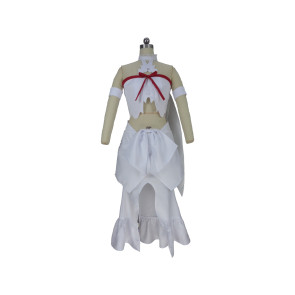 Sword Art Online Yuuki Asuna Prison Uniform Cosplay Costume