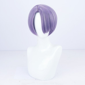 Purple 30cm Virtual YouTuber Genzuki Tojiro Cosplay Wig