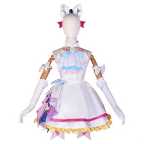 Hirogaru Sky! Pretty Cure Nijigaoka Mashiro Cure Prism Cosplay Costume