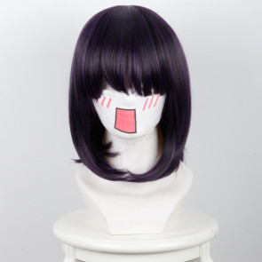 Black Purple 35cm Scum's Wish Kuzu no Honkai Hanabi Yasuraoka Cosplay Wig