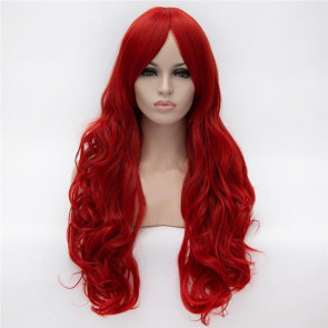 Red 80cm Batman Poison Ivy Cosplay Wig