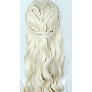 Gold 70cm Game of Thrones Daenerys Targaryen Cosplay Wig