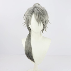 Gray 55cm Virtual YouTuber Kaida Haru Cosplay Wig