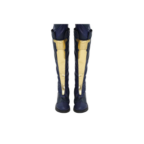 Captain Marvel Jumpsuit Cosplay Boots