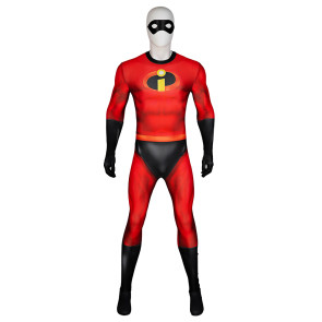 The Incredibles 2 Bob Parr Mr. Incredible Jumpsuit Cosplay Costume