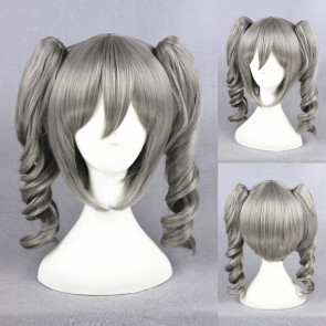 Grey 40cm The Idolmaster Cinderella Girls Ranko Kanzaki Cosplay Wig