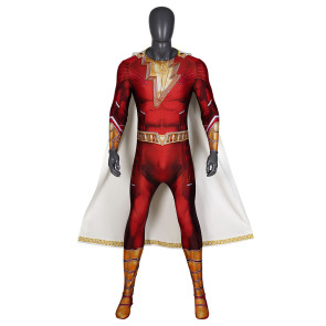 Shazam! Fury of the Gods Billy Batson Jumpsuit Cosplay Costume