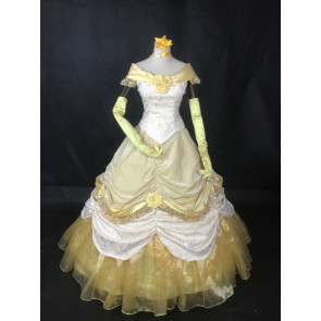 Disney Beauty and the Beast Princess Belle Fancy Dress Cosplay Costume