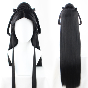 Black 80cm Mo Dao Zu Shi Jiang Yanli Cosplay Wig Version 2