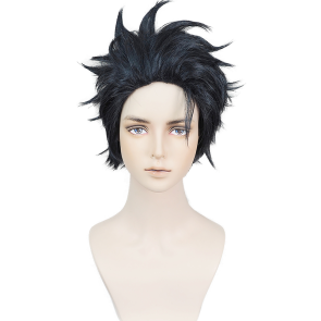 Black 30cm Deca-Dence Kaburagi Cosplay Wig