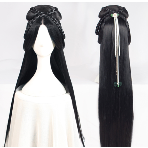 Black 80cm Mo Dao Zu Shi Jiang Yanli Cosplay Wig Version 3