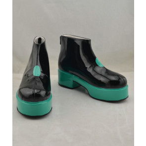 Vocaloid Miku Green Platform Cosplay Shoes