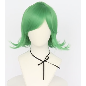 Green 35cm Inside Out Disgust Cosplay Wig