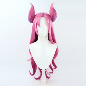 Pink 90cm League of Legends Star Guardian Kaisa Cosplay Wig