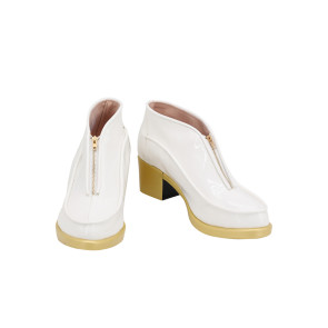 JoJo's Bizarre Adventure: Golden Wind Bruno Bucciarati White Cosplay Shoes