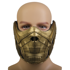 2021 Movie Mortal Kombat Scorpion Hanzo Hasashi Cosplay Mask