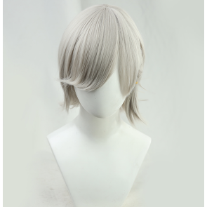 Silver 35cm Genshin Impact Lyney Cosplay Wig
