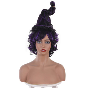 Purple 40cm Hocus Pocus Mary Sanderson Cosplay Wig