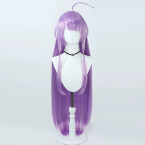 Purple 100cm Star Twinkle Pretty Cure Kaguya Madoka Cure Selene Cosplay Wig