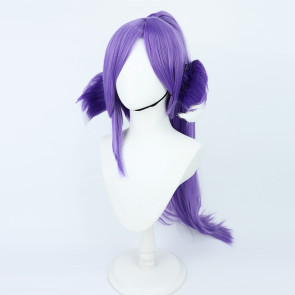 Purple 85cm Virtual YouTuber Selen Tatsuki Cosplay Wig